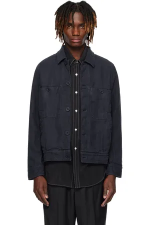 CASEY CASEY Navy Johnsen Jacket