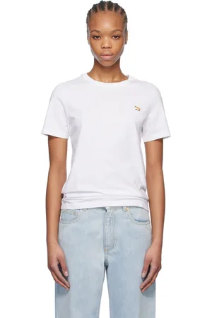 Maison Kitsuné White Baby Fox Patch Regular T-shirt