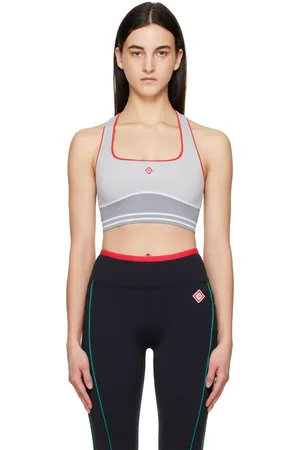 Casablanca Gray Seamless Sport Bra