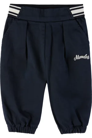 Moncler Baby Navy Twill Trousers
