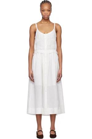 SEA Off-White Zora Tank Midi Dress