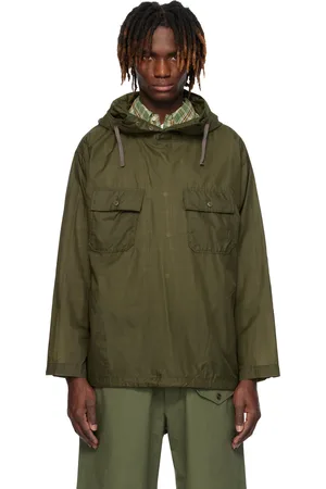 ENGINEERED GARMENTS Khaki Cagoule Jacket