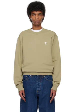 Ami Khaki Cotton Ami de Coeur Sweatshirt