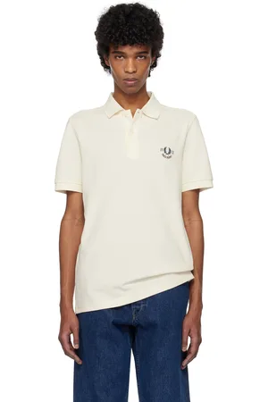 Fred Perry Off-White Embroidered Polo