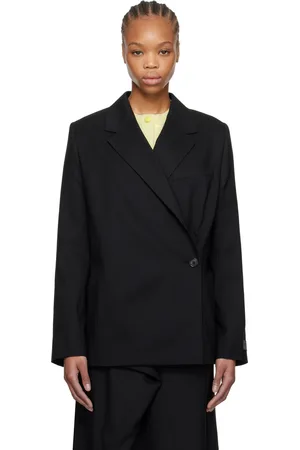 Kenzo Black Paris Virgin Wool Blazer