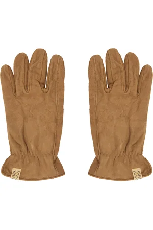 VISVIM Tan Suede Gloves