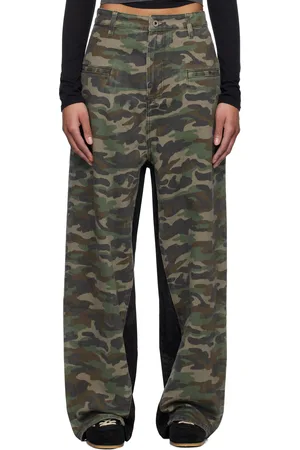 Fax Copy Express Khaki Casual Camouflage Jeans
