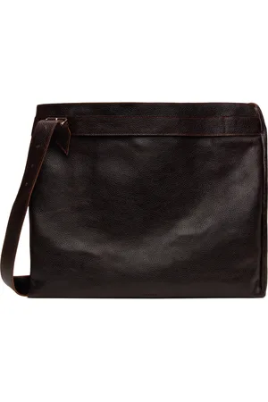 NULLUS Brown Large Braided Strap Tote