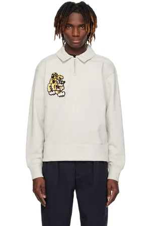 Kenzo Gray Paris VERDY Edition Embroidered Sweatshirt