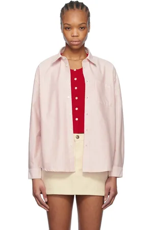 A.P.C. Red Boyfriend Logo Shirt