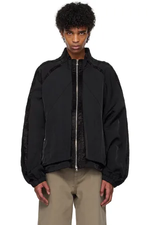 NULLUS Corduroy Paneled Athletes Track Jacket