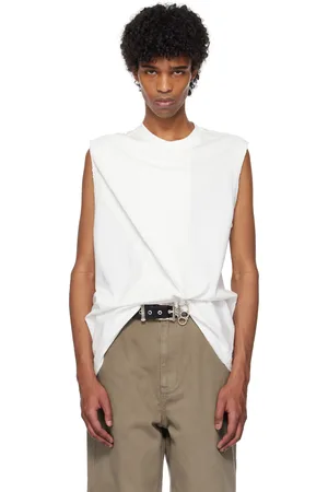 NULLUS Slit Cut Sleeveless T-shirt
