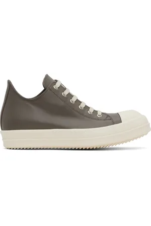 Rick Owens Gray Hollywood Low Sneakers