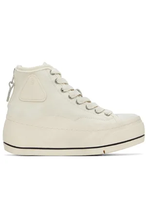 R13 Off-White Kurt High Top Sneakers