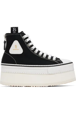 R13 Courtney Platform High Top Sneakers