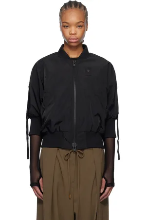 YOHJI YAMAMOTO Black R-SSBOMBER Jacket