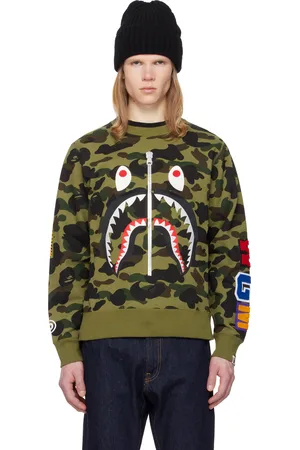 BAPE 1st Camo Shark Crewneck Sweatshirt