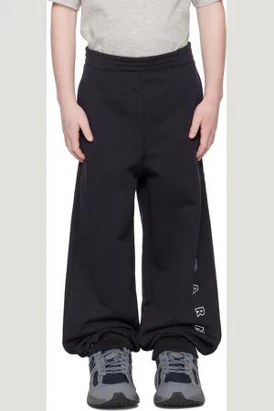 Marni Kids Navy Logo Sweatpants