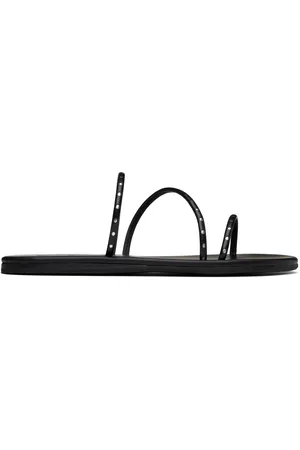 Ancient Greek Sandals Black Lynx Sandals