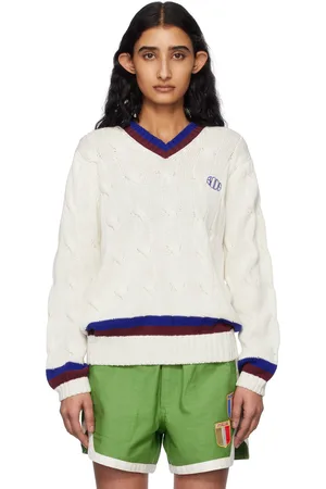 BODE White Tennis Sweater
