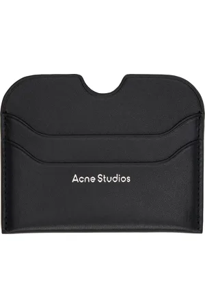 Acne Studios Black Leather Card Holder