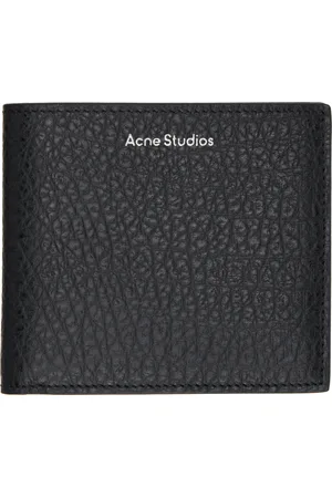 Acne Studios Black Folded Leather Wallet