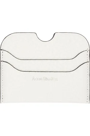 Acne Studios White Leather Card Holder