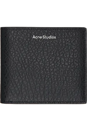 Acne Studios Black Folded Leather Wallet