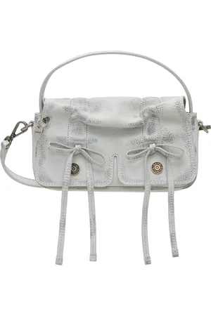 Acne Studios White & Gray Multipocket Micro Bag