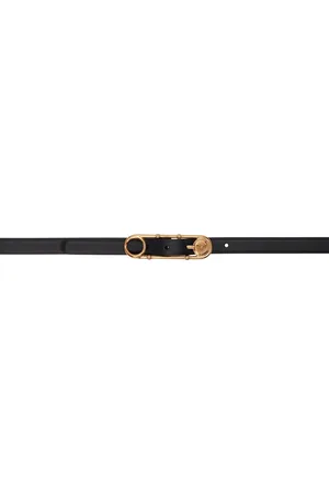 VERSACE Black Medusa Hardware Belt