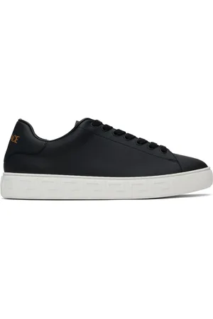 VERSACE Black Greca Sneakers