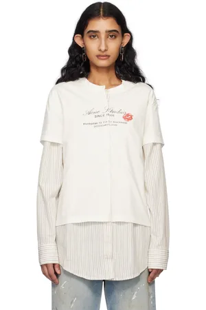 Acne Studios Off-White Layered T-shirt