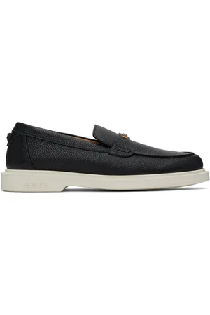 VERSACE Black Giuliano Loafers