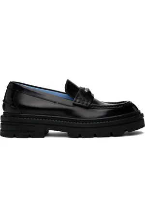 VERSACE Black Adriano Loafers