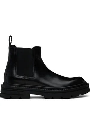VERSACE Black Adriano Chelsea Boots