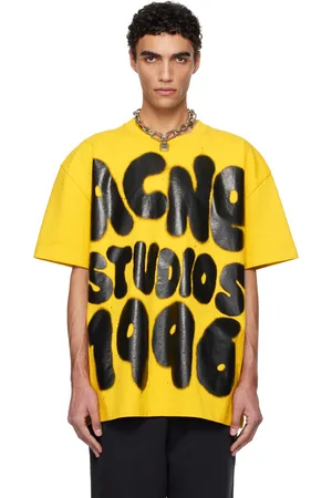 Acne Studios Yellow Logo T-shirt