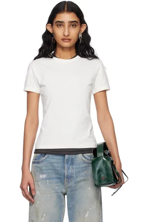 Acne Studios White Logo Fitted T-shirt