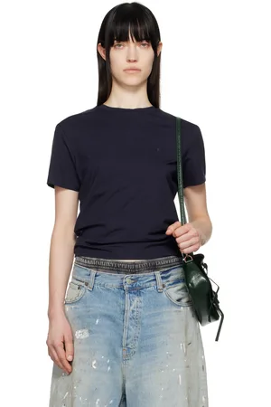 Acne Studios Navy Regular Fit T-shirt