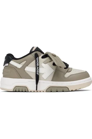 OFF-WHITE Kids Khaki Out Of Office Sneakers