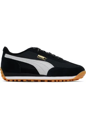 PUMA Black Easy Rider Footie Sneakers