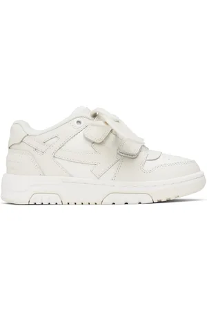 OFF-WHITE Kids Beige & White Out Of Office Straps Sneakers