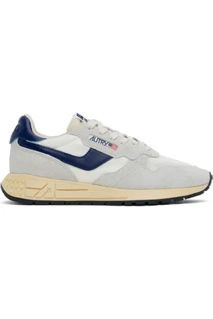 Autry Gray & Blue Reelwind Low Sneakers