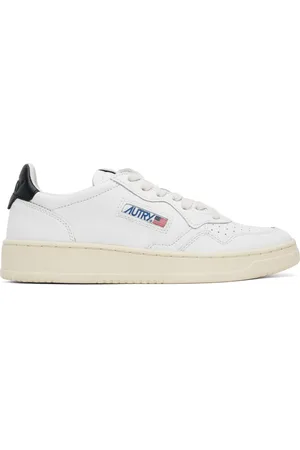 Autry White & Black Medalist Low Sneakers
