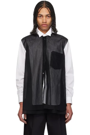 Comme des Garçons White & Black Layered Shirt
