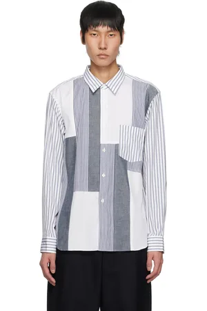 Comme des Garçons White Striped Shirt