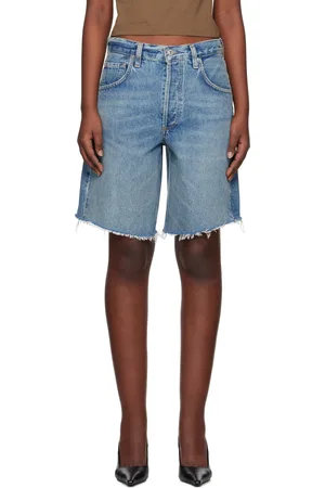 Citizens of Humanity Blue Ayla Denim Shorts