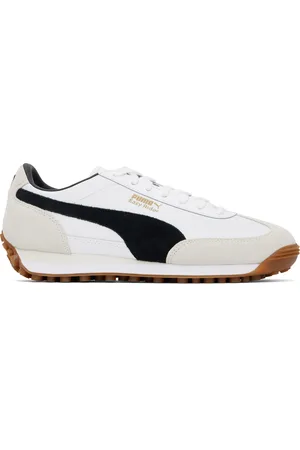 PUMA White & Black Easy Rider Mix Sneakers