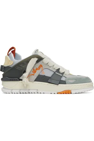 Axel Arigato Gray & Blue Area Patchwork Sneakers