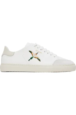 Axel Arigato White & Beige Clean 90 B Bird Sneakers