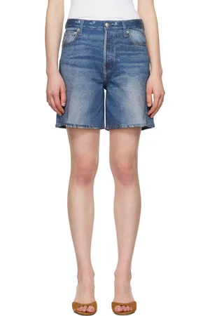 RAG&BONE Blue Miramar Terry Kaia Shorts